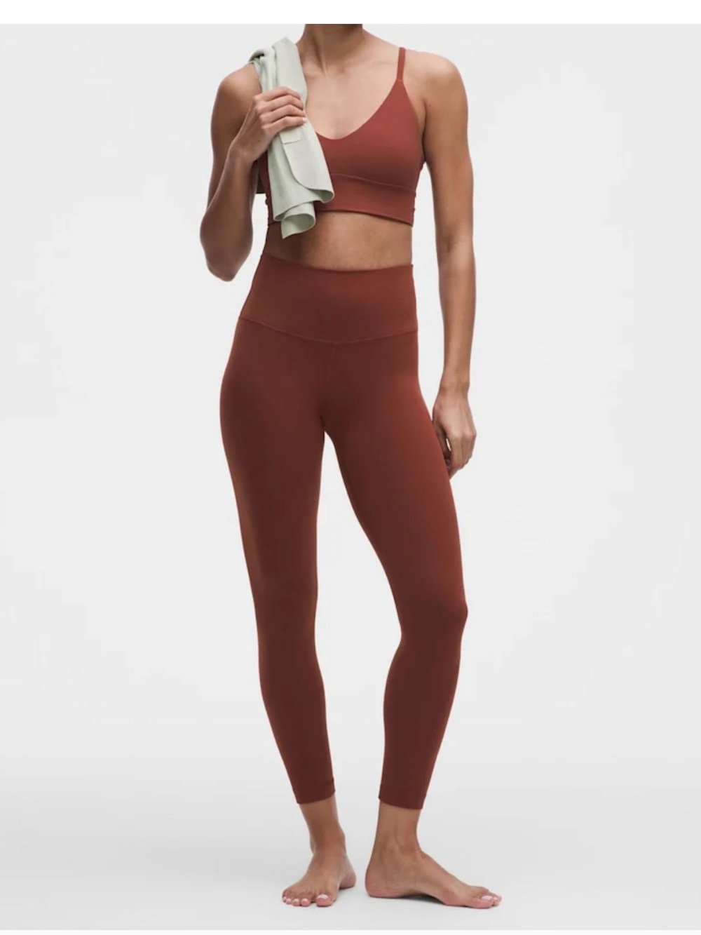 NWOT Lululemon Align High Rise Pant 25” - Cranberry Charm - Size 6